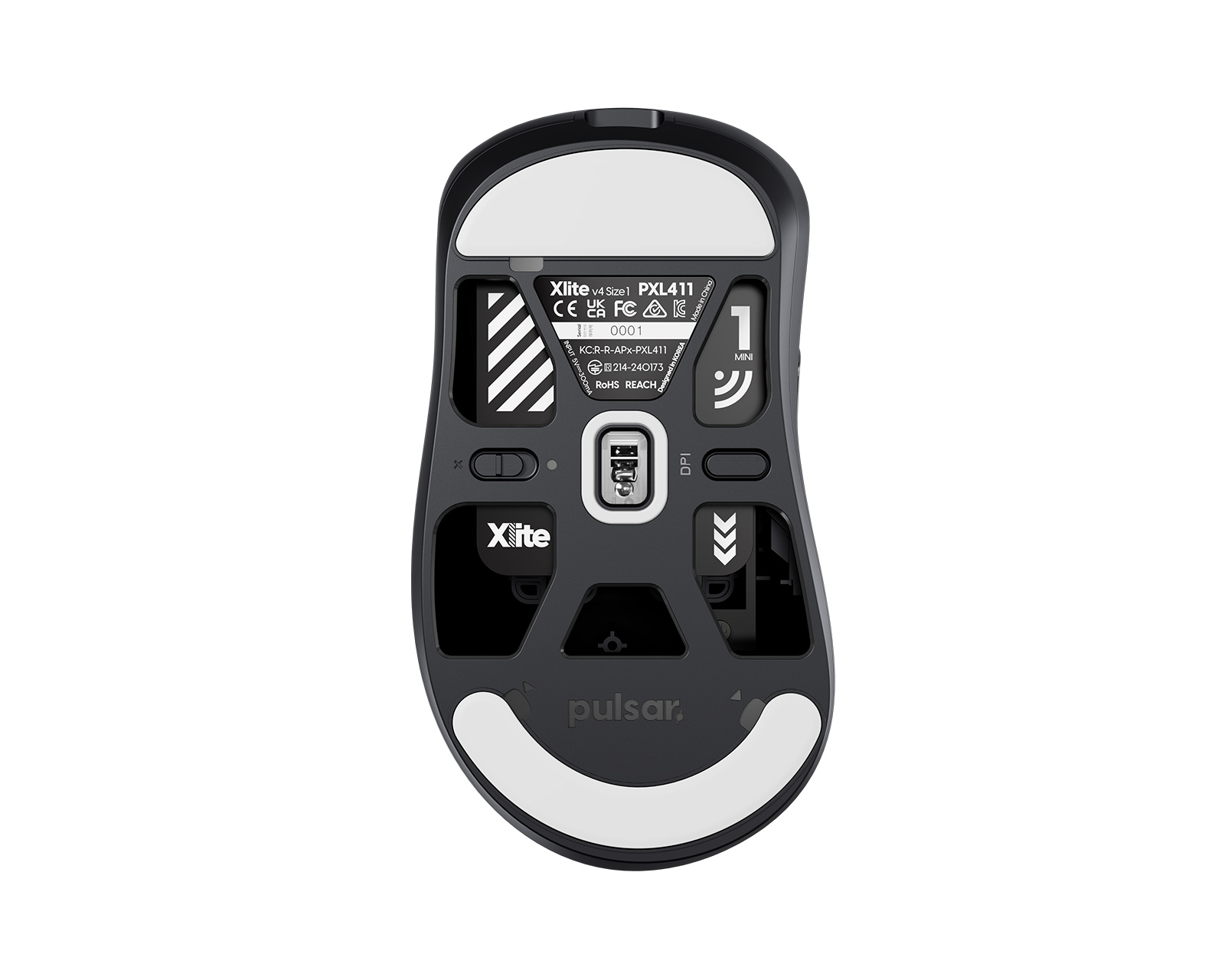 Pulsar Xlite v4 Mini Wireless Gaming Mouse - Black - us.MaxGaming.com