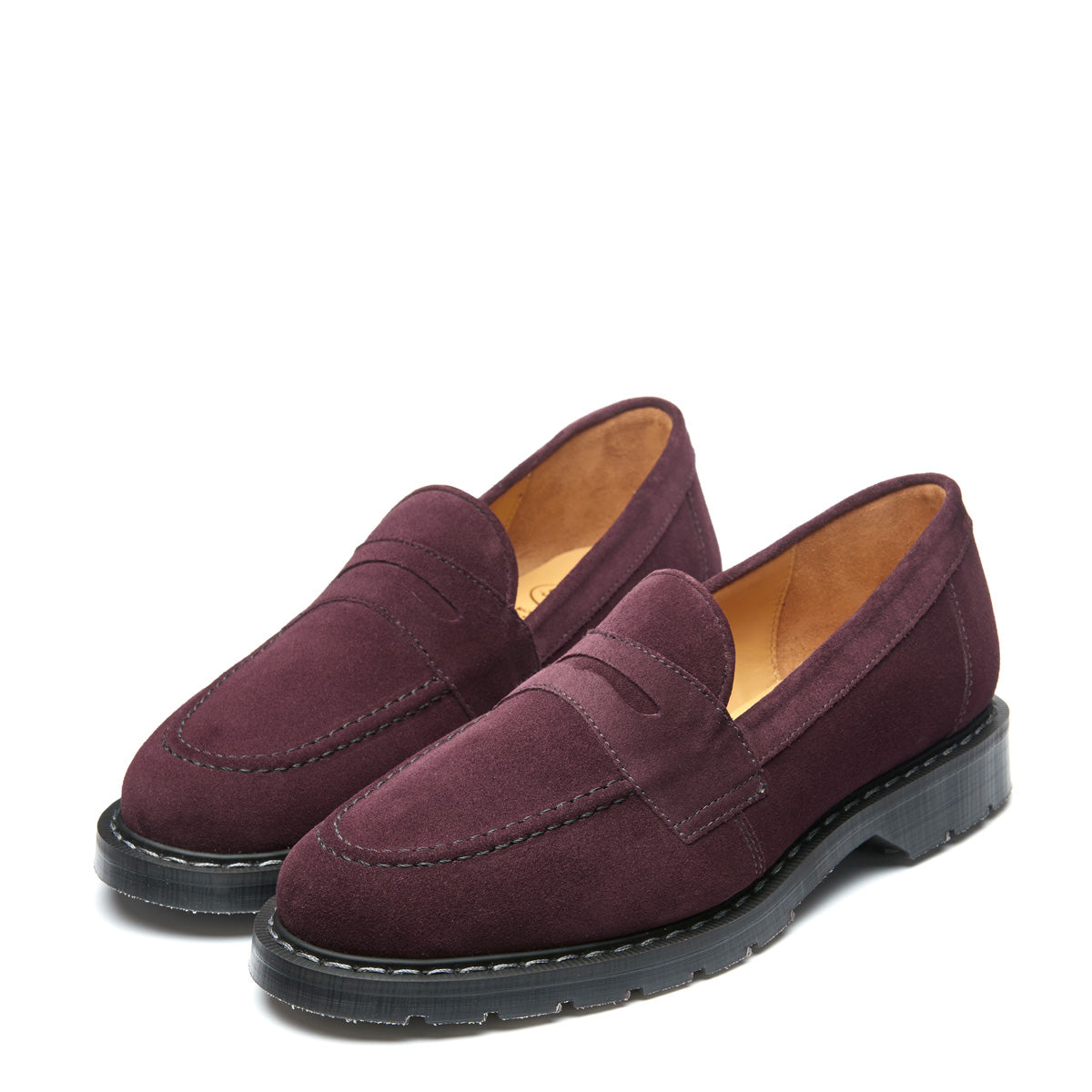 Amarone Suede Penny Loafer | Solovair | Handmade in England – NPS
