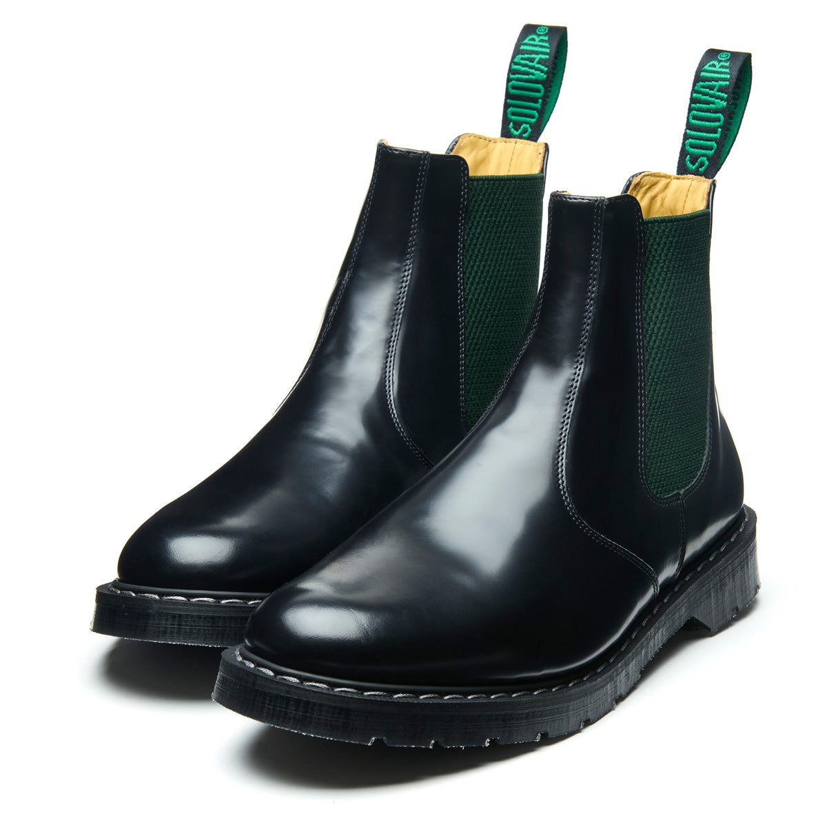 Green & Black Dealer Boot | Solovair | Handmade in England – NPS