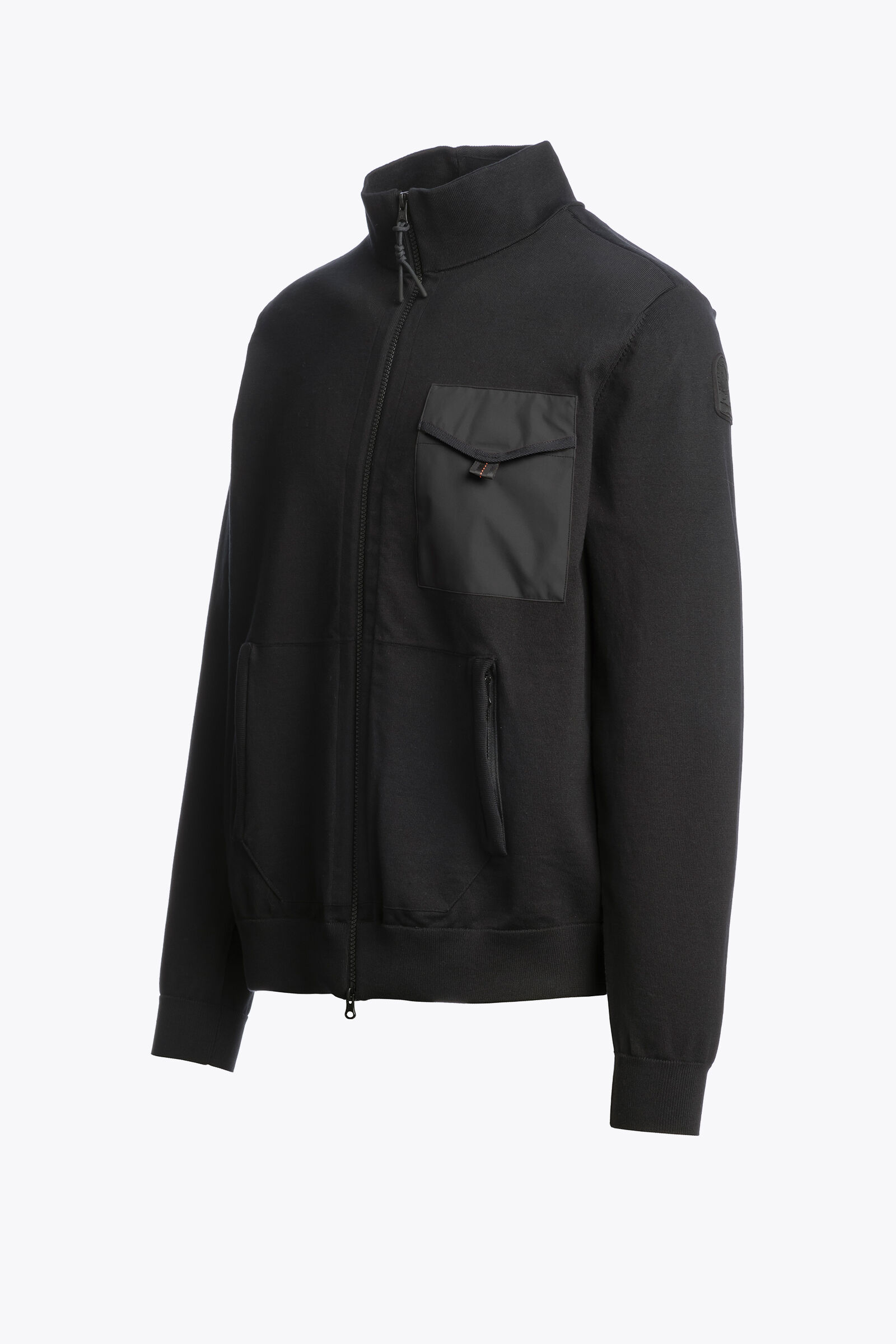 SHETLAND - FULL-ZIP CARDIGAN BLACK | Parajumpers®