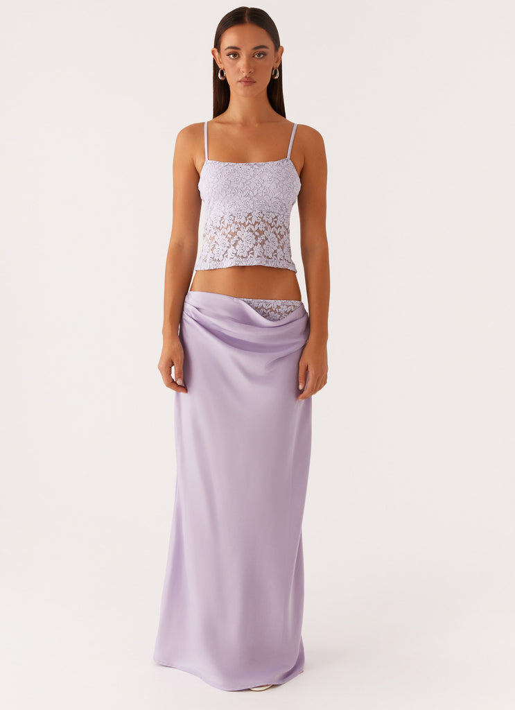 Nancy Lace Top - Lilac – Peppermayo US