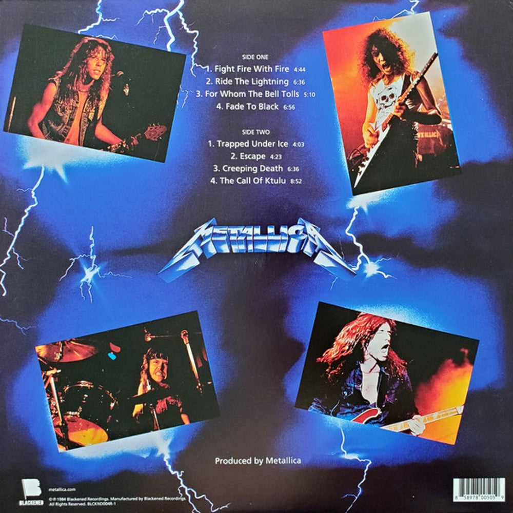 Metallica Ride The Lightning - Remastered - Sealed US Vinyl LP