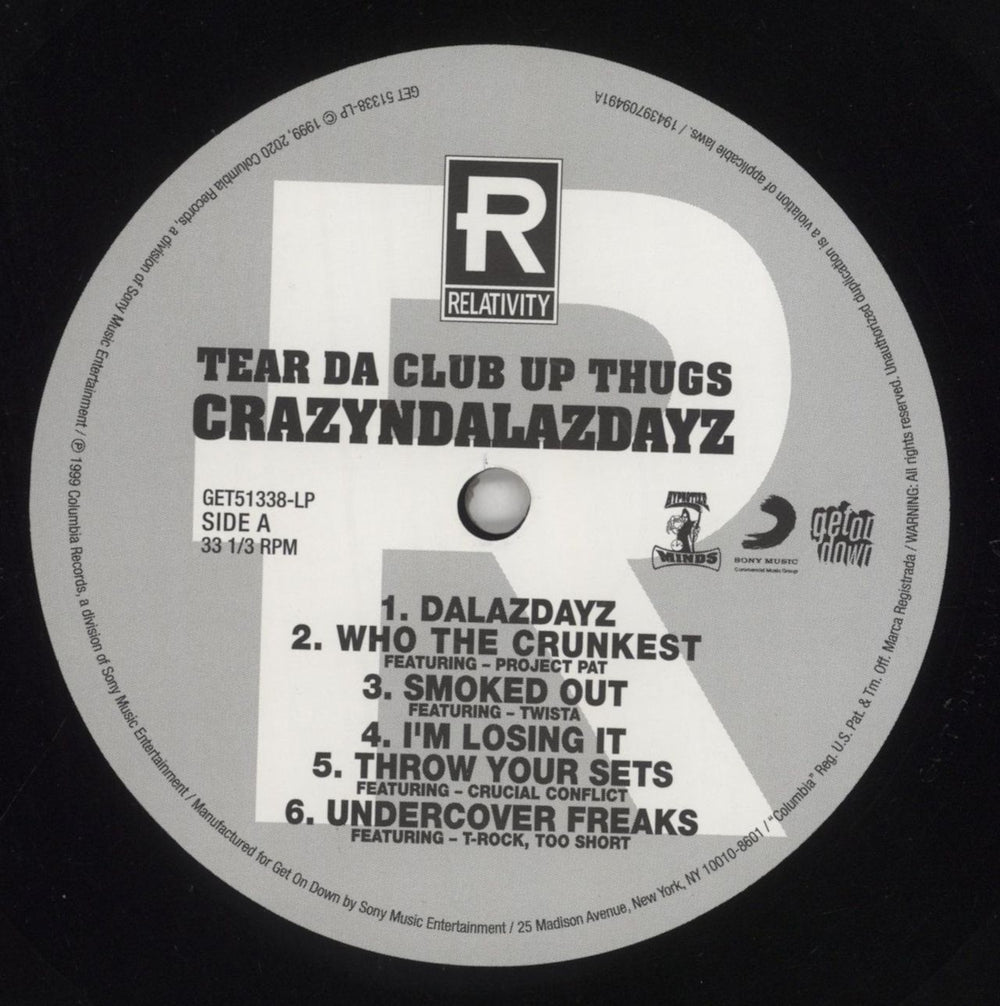 Three 6 Mafia CrazyNDaLazDayz US 2-LP vinyl set — RareVinyl.com