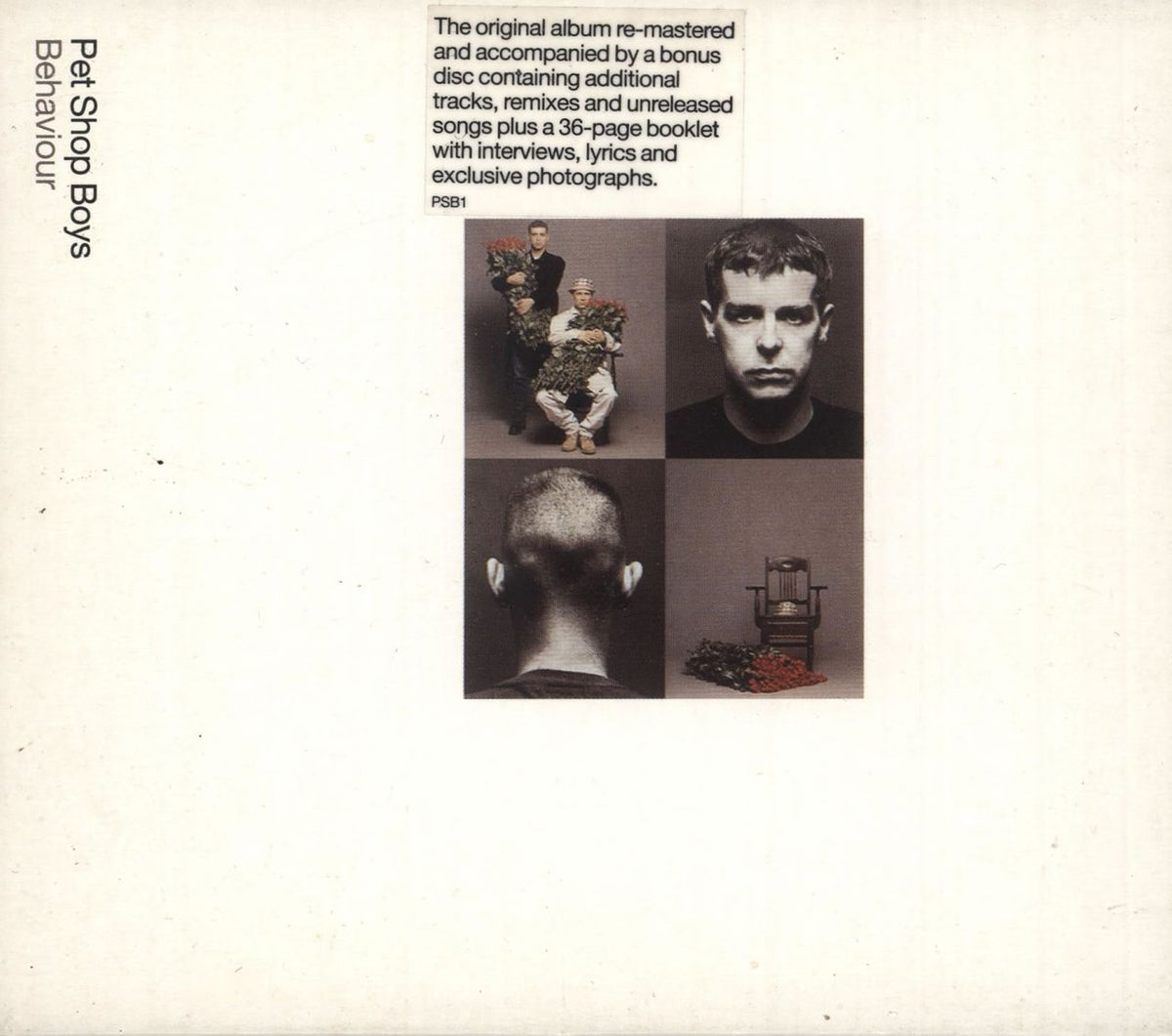 Pet Shop Boys Behaviour + Bonus CD UK 2-CD album set — RareVinyl.com