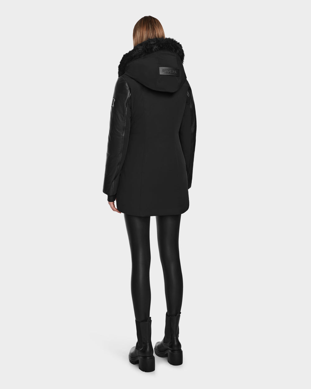 RUDSAK AURELLE Women's Black Down Parka | Chic Winter Warmth