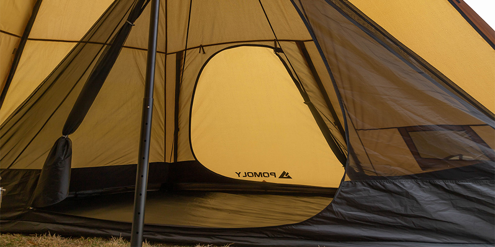 Bromance 70 Teepee Hot Tent for 4-6 Person | POMOLY 2022 New Series