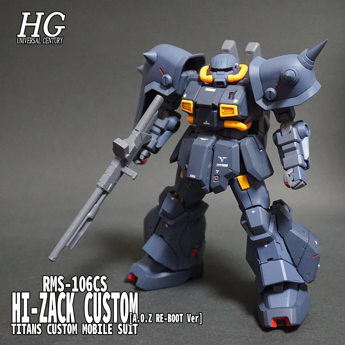 HGUC ハイザック・カスタム 【ホビーハイザック 改造品】 完成！！