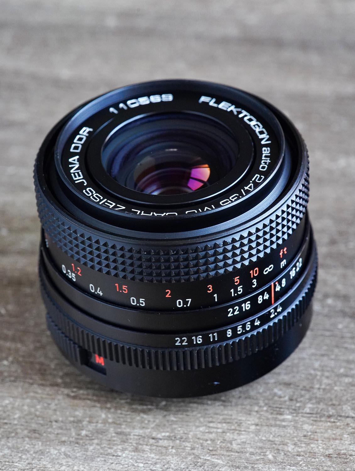 Flektogon Carl Zeiss Jena MC 35mm f/2.4 SLR M42 №110569