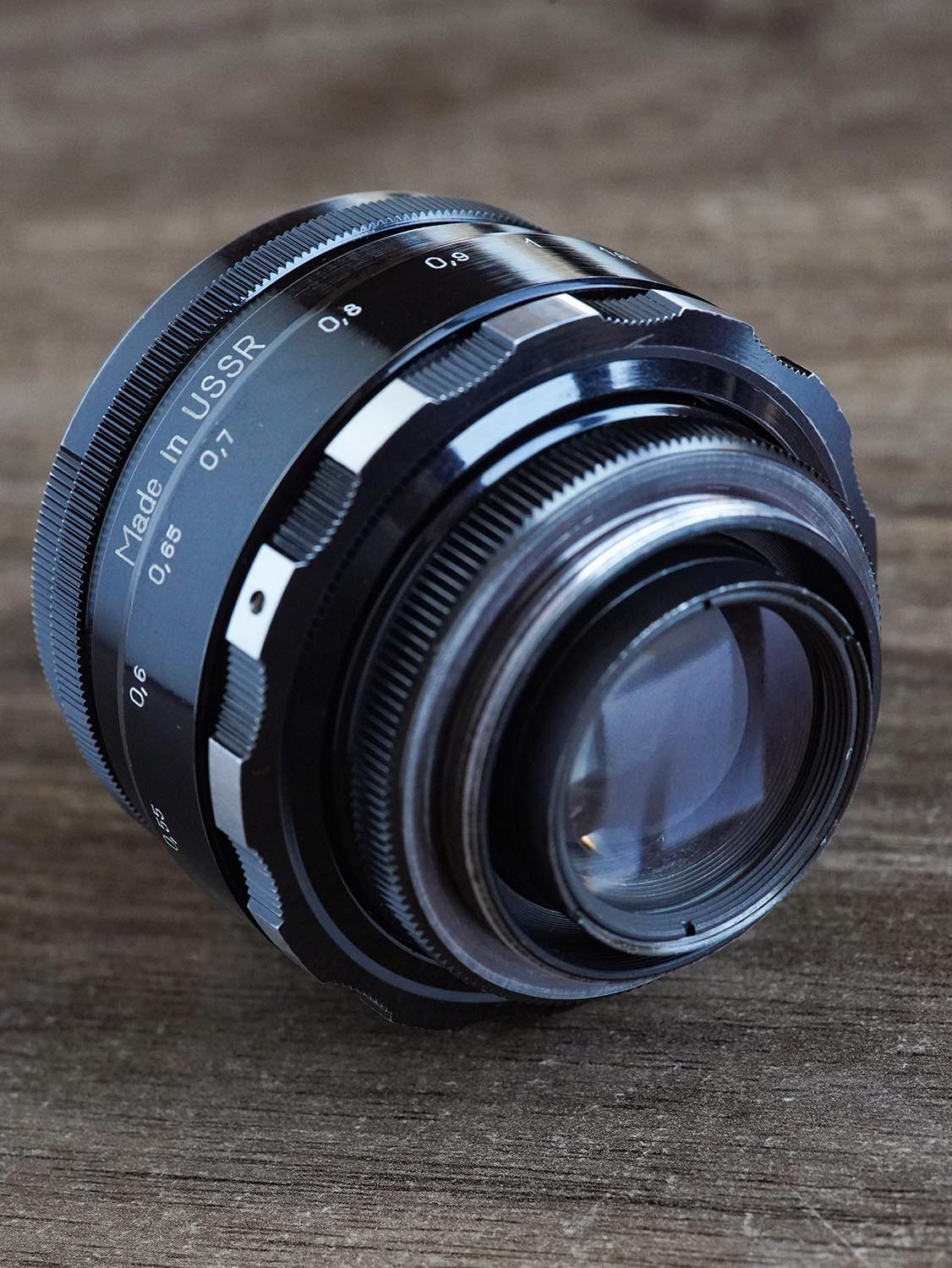 Helios-44 black lacquer Zebra M39 58mm f/2 №8074149 SLR