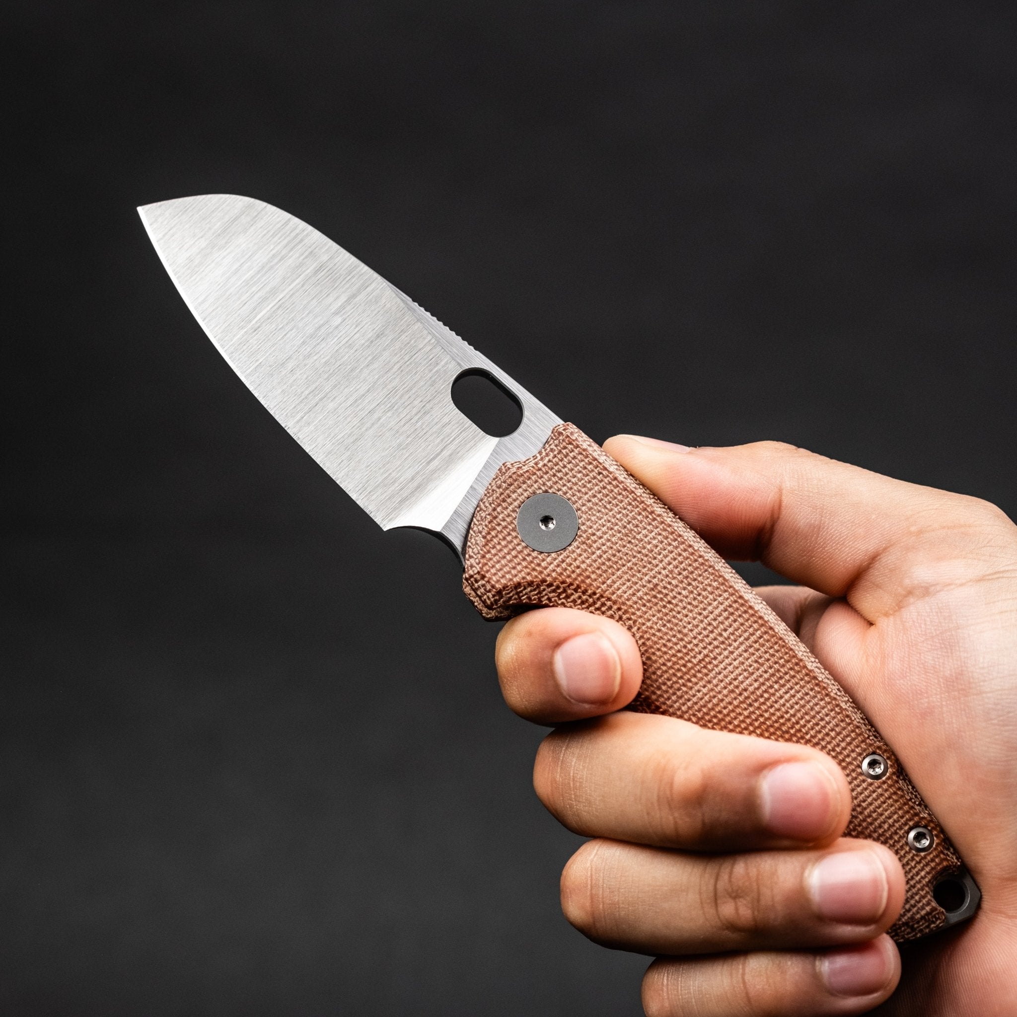 Urban EDC F5.5 - Brown Micarta | Vox Folding Knife | Urban EDC