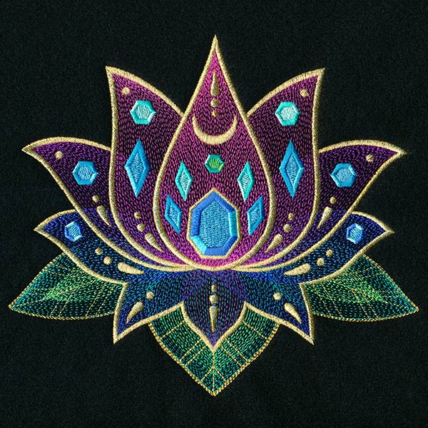 Jeweled Lotus Flower – Urban Threads