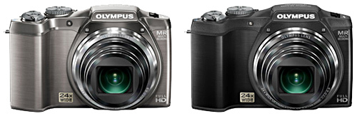 オリンパス、動画と静止画を同時記録する光学24倍のコンパクトデジタル