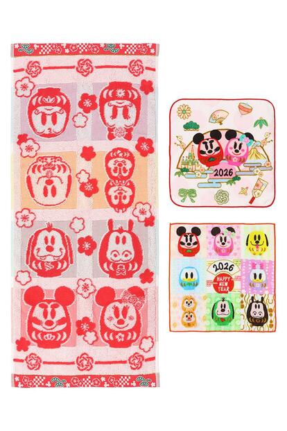 東京ディズニーリゾート】今治タオルも！「正月デザインのタオルグッズ