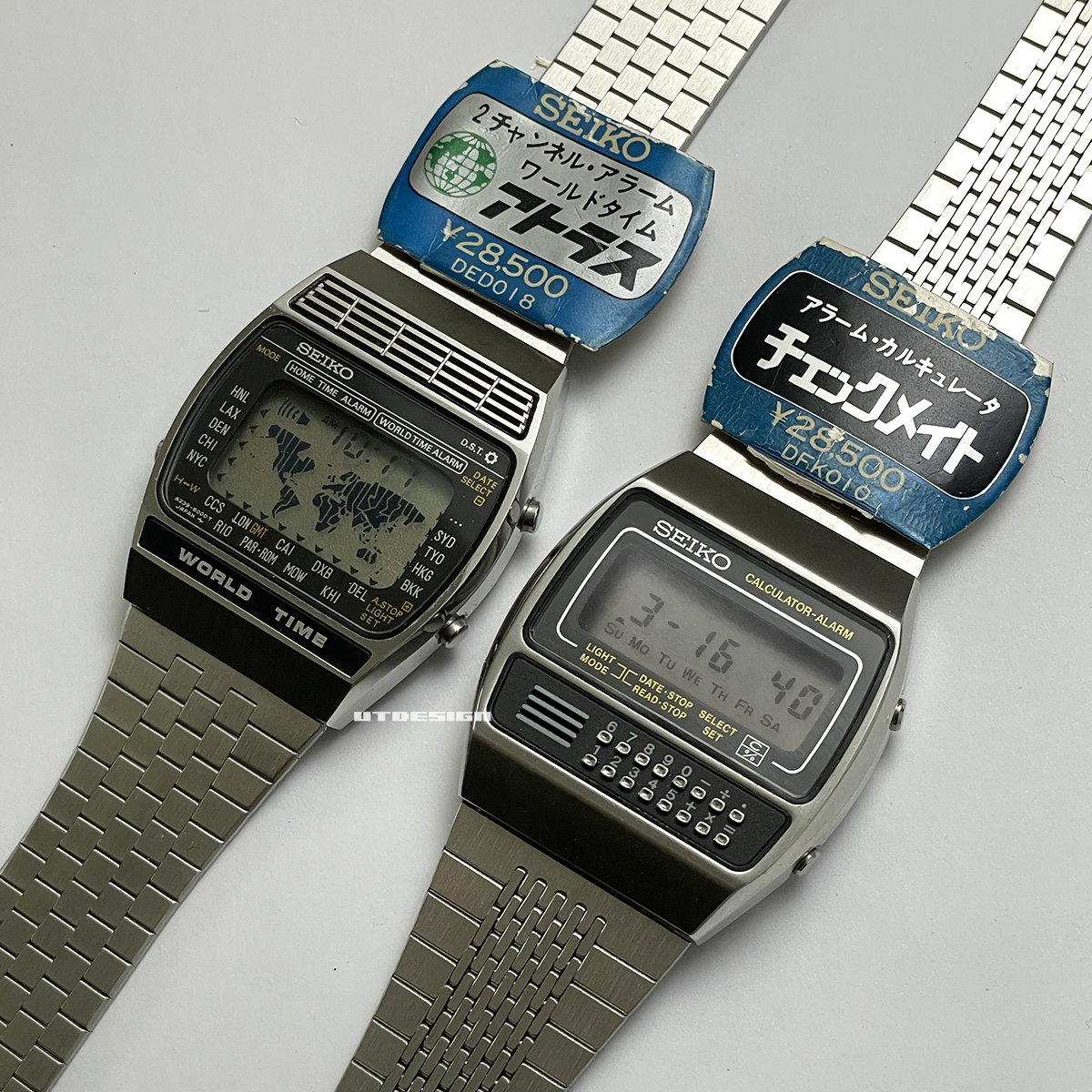 SEIKO / C359 CHECKMATE etc. CALCULATOR WATCHES | UTDESIGN