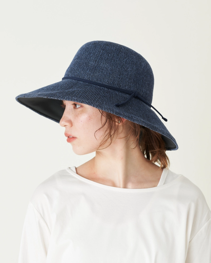 リネン・サーモハット｜完全遮光帽子｜サンバリア100 | 完全遮光日傘