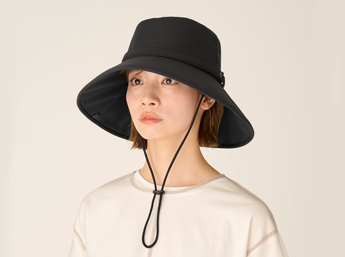完全遮光帽子 | 完全遮光日傘｜サンバリア100
