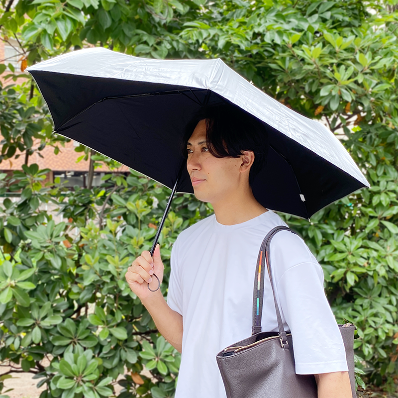 晴雨兼用傘 55cmミニ クールコーティング裏黒 – UVION SHOP