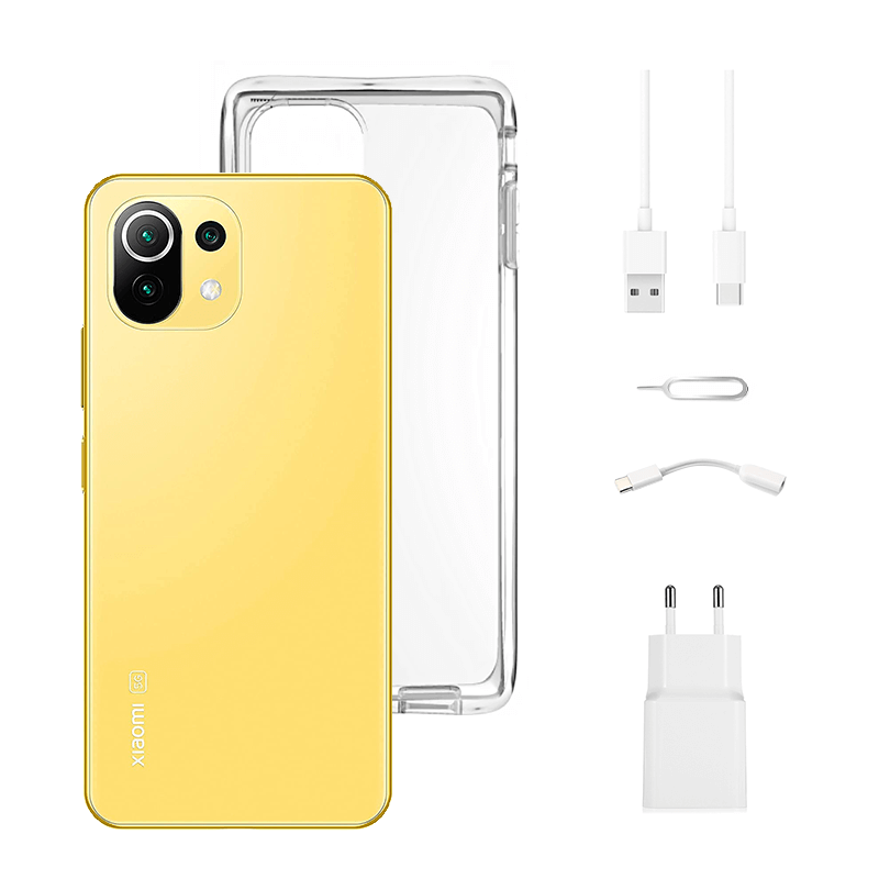 Mi 11 Lite 5G Citrus Yellow 128GB Xiaomi Mi 11 Lite 5G[128GB] SIM