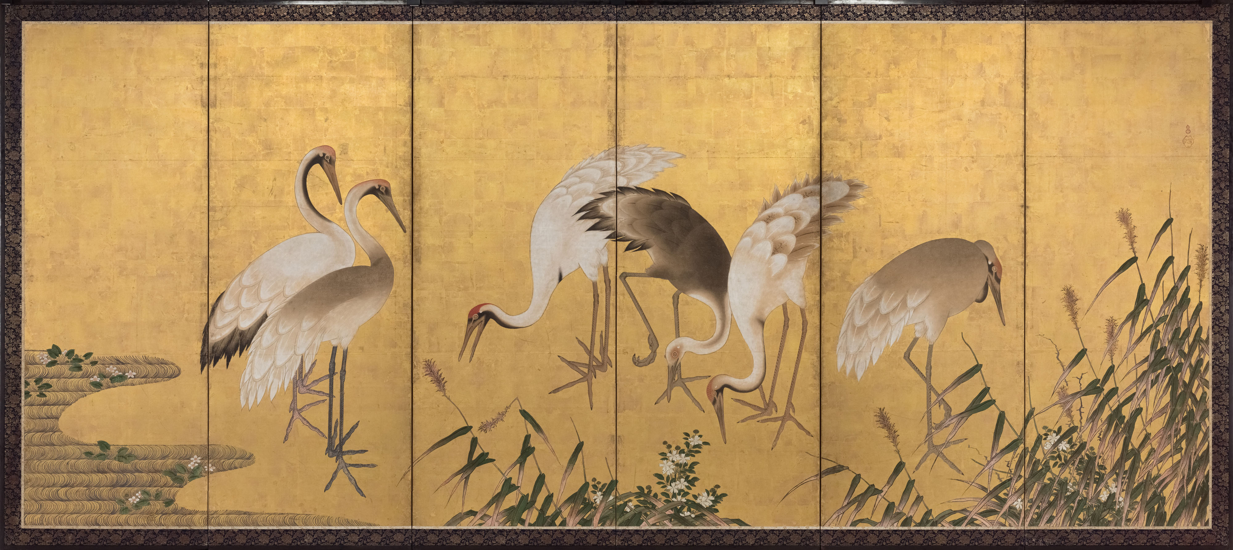 群鶴図 | やまぐちバーチャルアートミュージアム