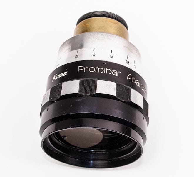 Objective/lens – Kowa Prominar anamorphic 16-A No.34304 (Made in
