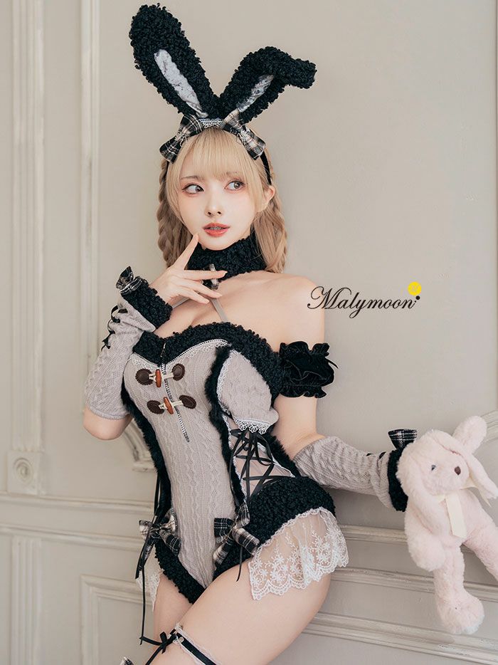 8点セット】Malymoon マリームーン メルトニットバニー [ ホワイト