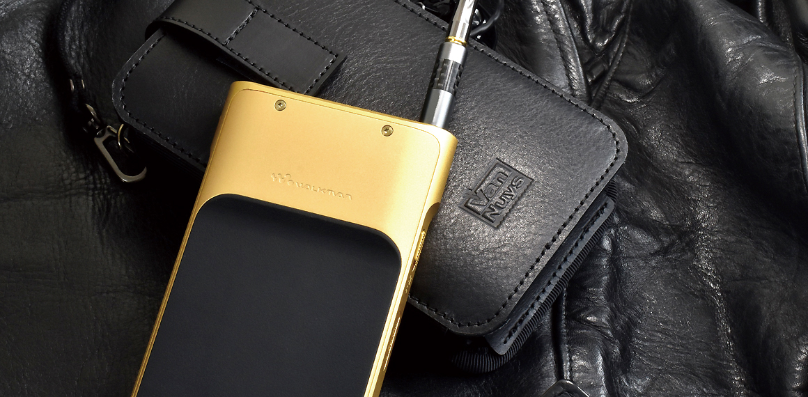 E313：SONY NW-WM1ZM2／NW-WM1AM2用完全無欠の縦型キャリングケース