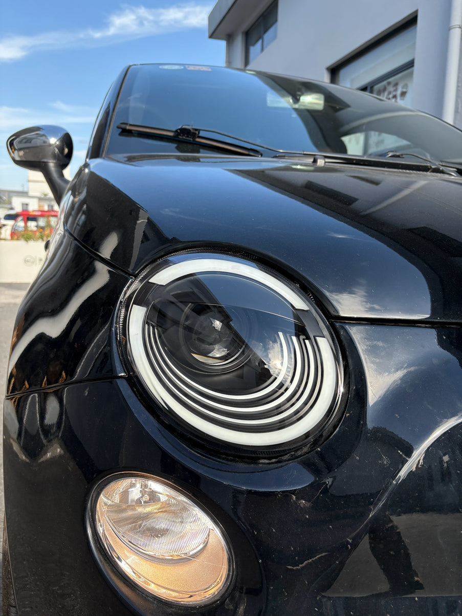 One set of LED headlights for 2012-2019 Fiat 500 500e Abarth North