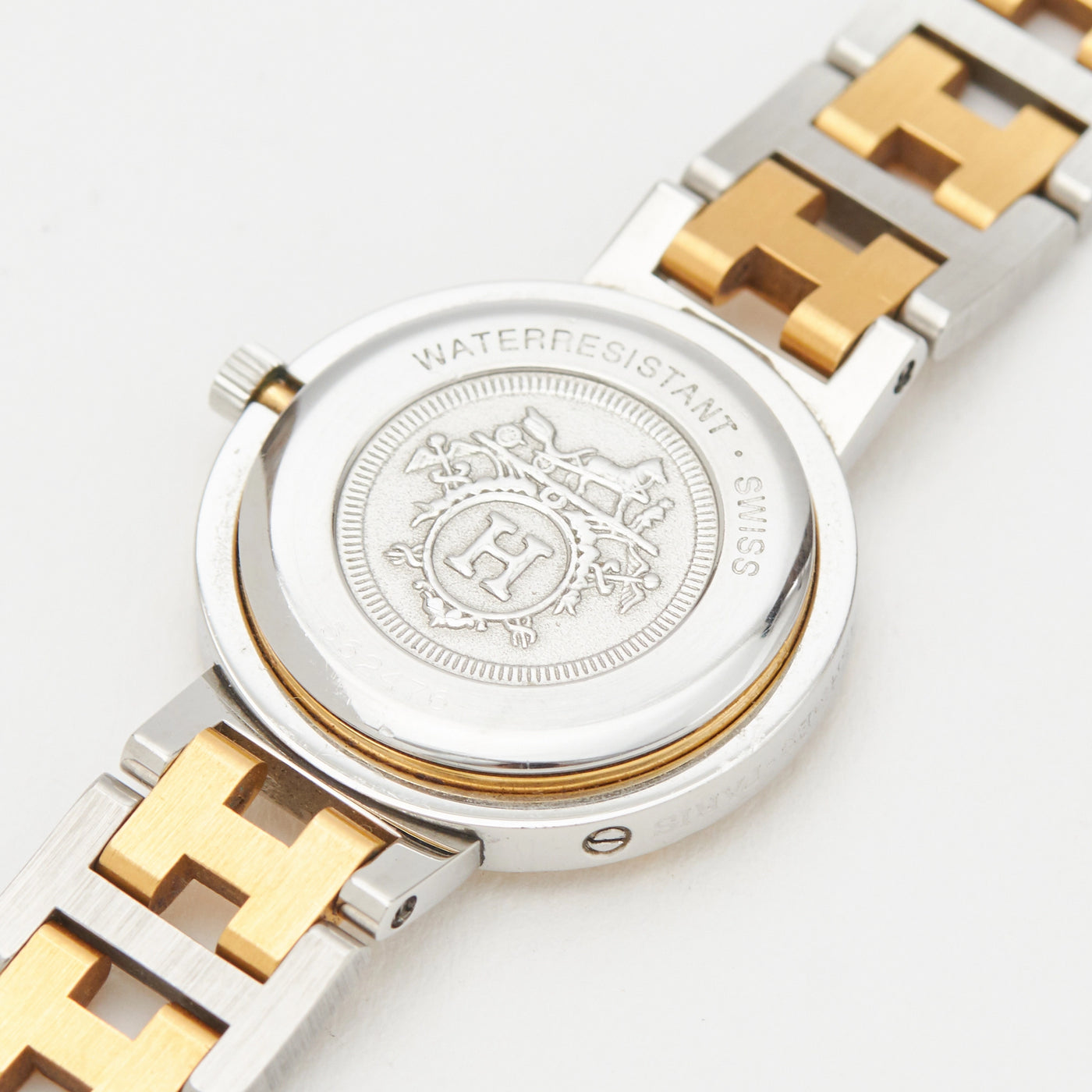 HERMES エルメス クリッパー 旧タイプ 腕時計 ステンレススチール