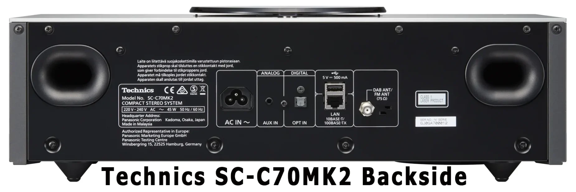 Technics Premium Class Ottava SC-C70MK2 - Value Electronics