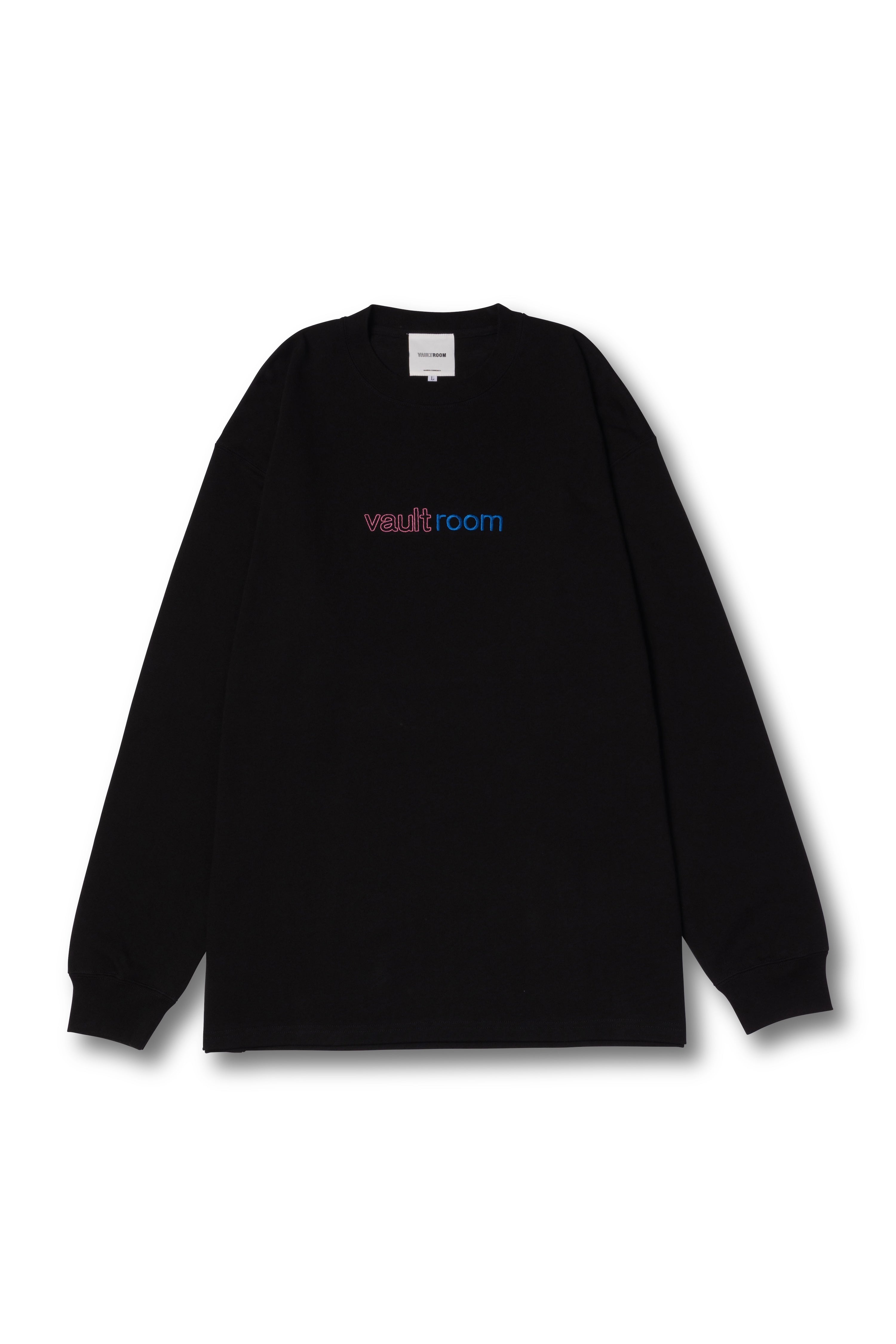valtroom × nqrse L/S TEE / BLACK – VAULTROOM