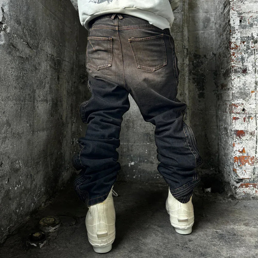 XWORE NYC(ウォー) 商品ページ - Waved Dirty Denim - Black