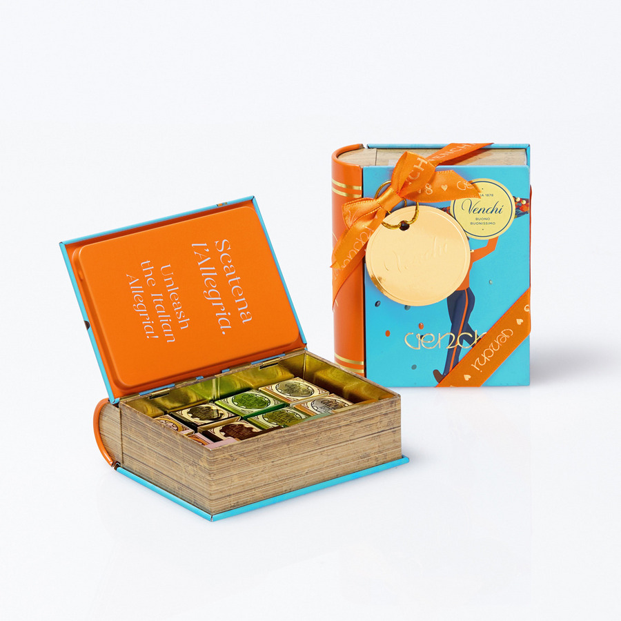 ヴィンテージ ミニブック缶 420536｜ヴェンキ｜Venchi【公式】イタリア