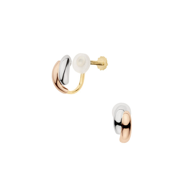 AGCE0543__2C ホワイトゴールド ピンクゴールド イヤリング