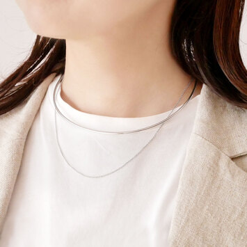 KMSN0063LSSI ケンゴ クマ プラス マユ Choker ネックレス｜ネックレス