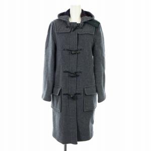 ELIZA DUFFLE COAT ダッフルコート ひざ丈 フード付き ウール 無地