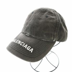 デニムキャップ ヴィンテージ加工 ロゴ刺繍 グレー（2021/10/02買取