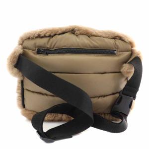 美品 LUDLOW foxウエストポーチ フォックスファー ボディーバッグ