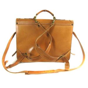 ブリーフケース ビジネスバッグ ヌメ革 オールレザー 3WAY ショルダー