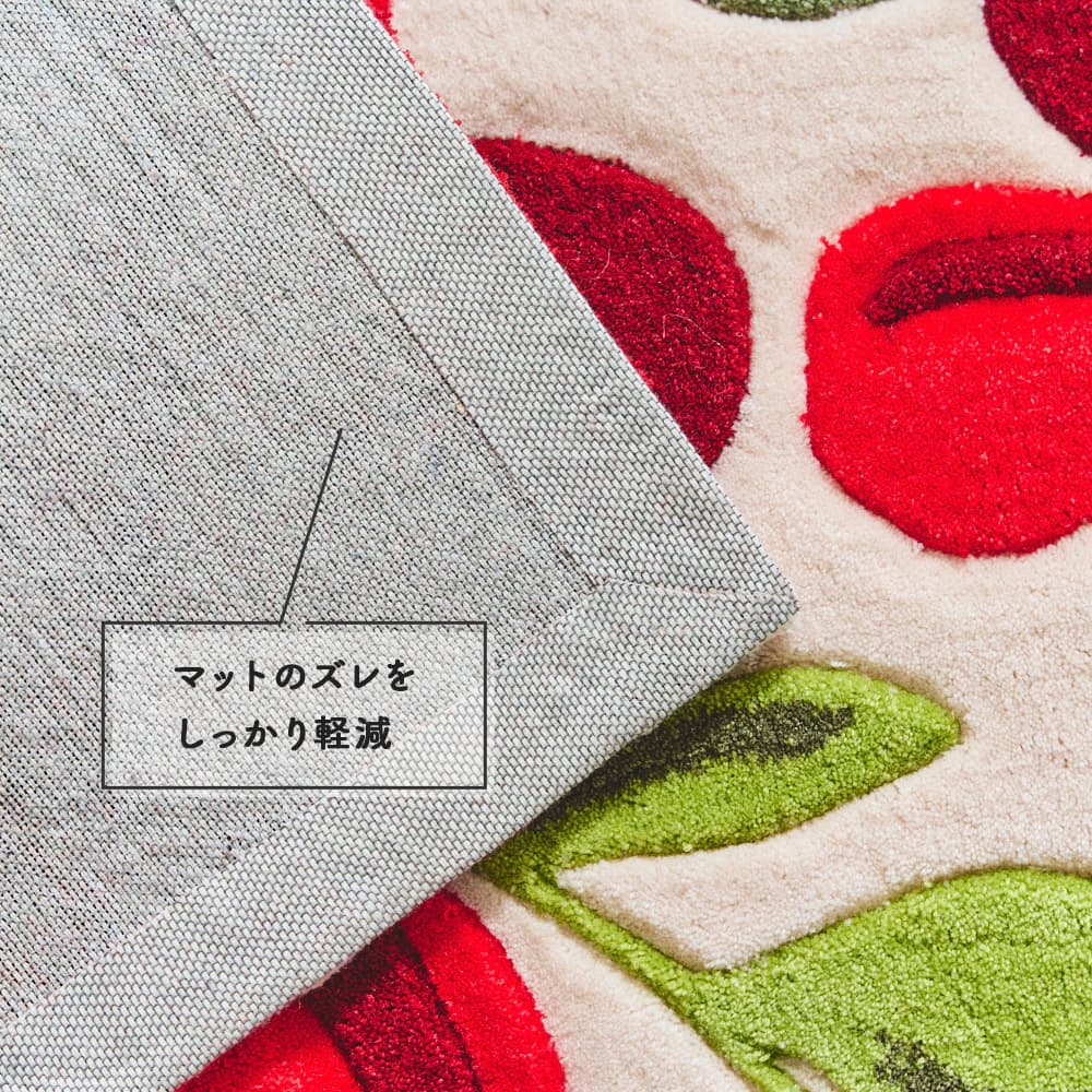 送料無料】玄関マット 可憐なお花のモチーフが、玄関を上品に彩る