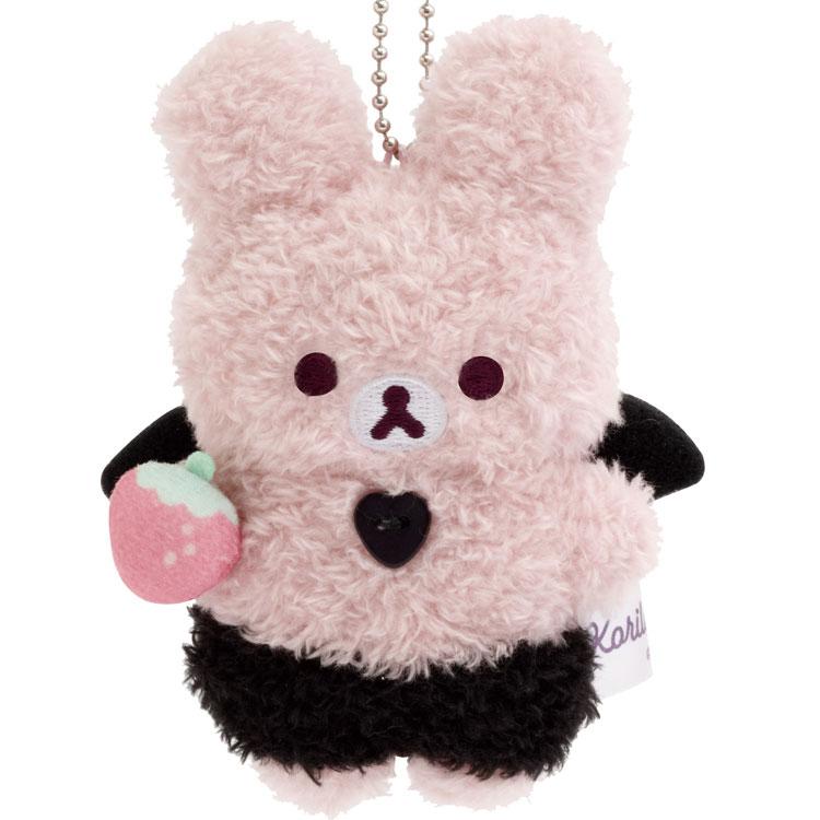 Pink Rabbit Plush Keychain Korilakkuma Little Devil San-X Japan