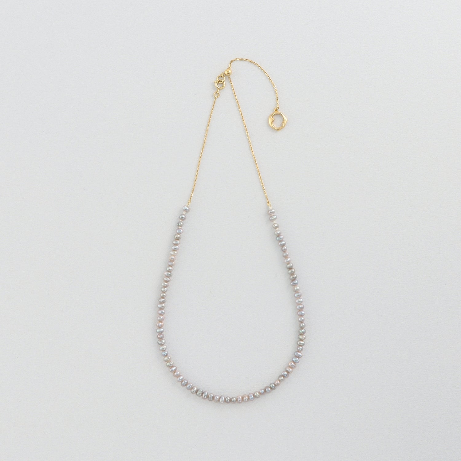 ミニパール スライドネックレス – VERMILLION