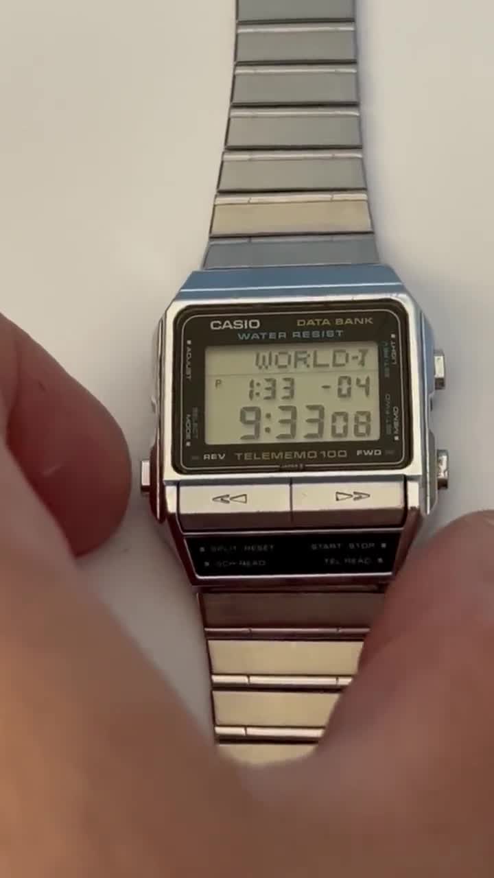 Vintage RARE Casio DBX-110 696 Data Bank Telememo 100 Japan M