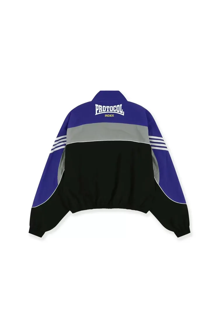 Protocol Index SPORTS TRACK JACKET (BLUE) - LAX STUDIO