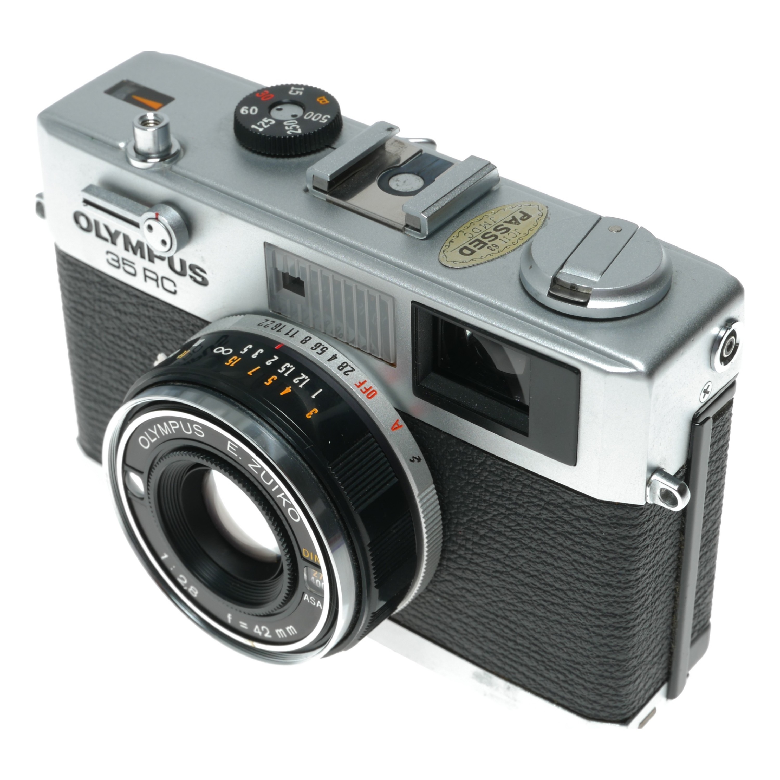 Olympus 35RC Film Rangefinder Camera E.Zuiko 1:2.8 f=42mm Box Manual