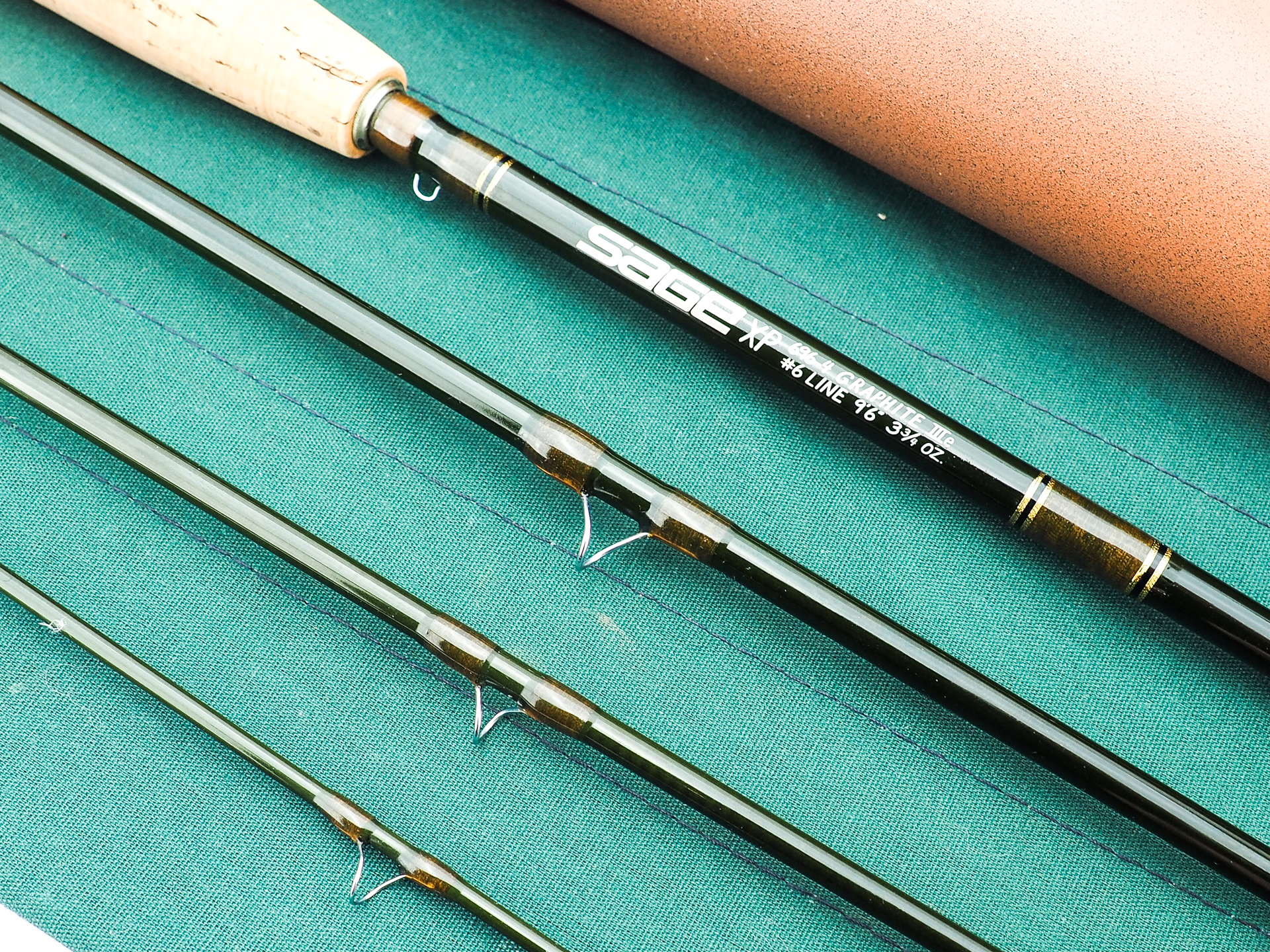 SAGE XP GRAPHITE IIIe 9'6″ #6 TROUT FLY ROD – Vintage Fishing Tackle
