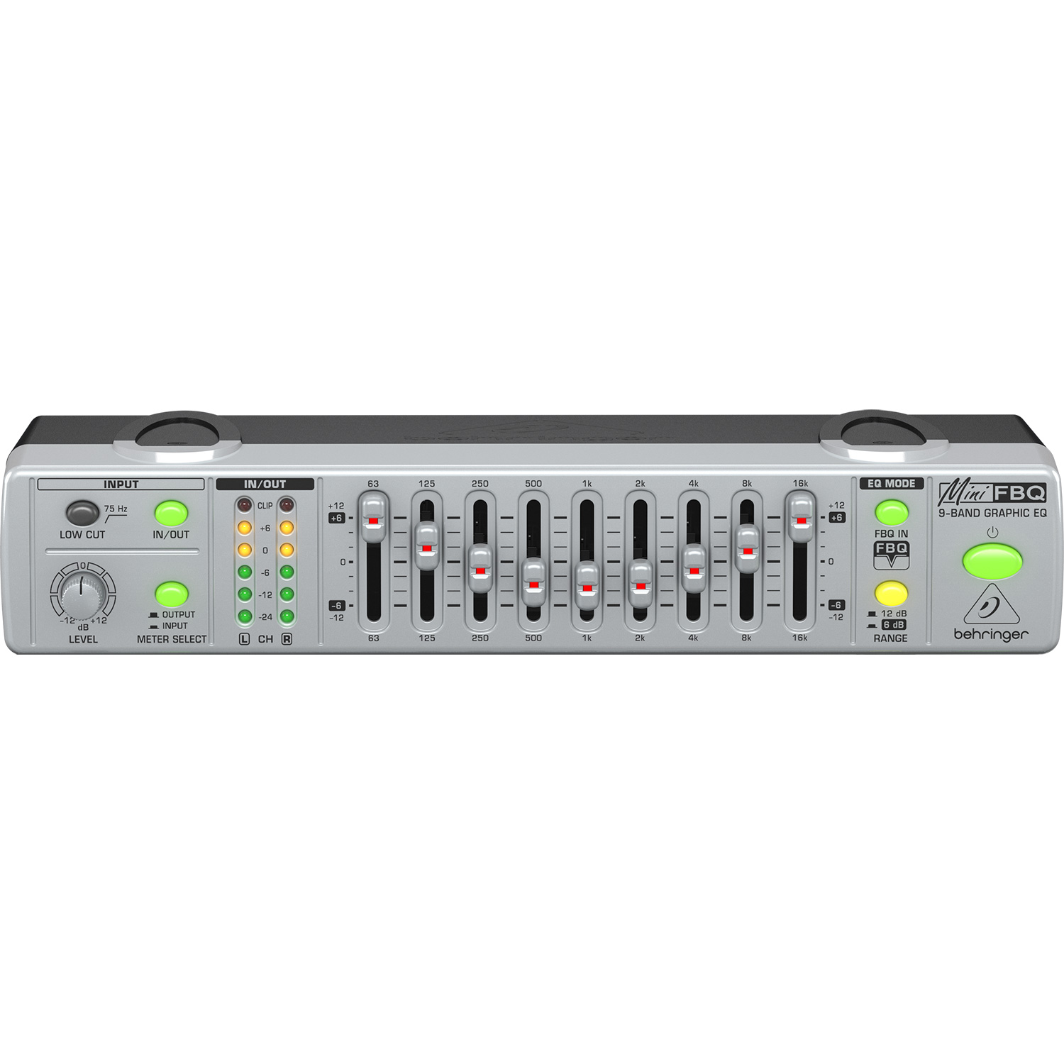 Behringer FBQ800 V2 Compact 9-Band Graphic Equalizer - Vintage King