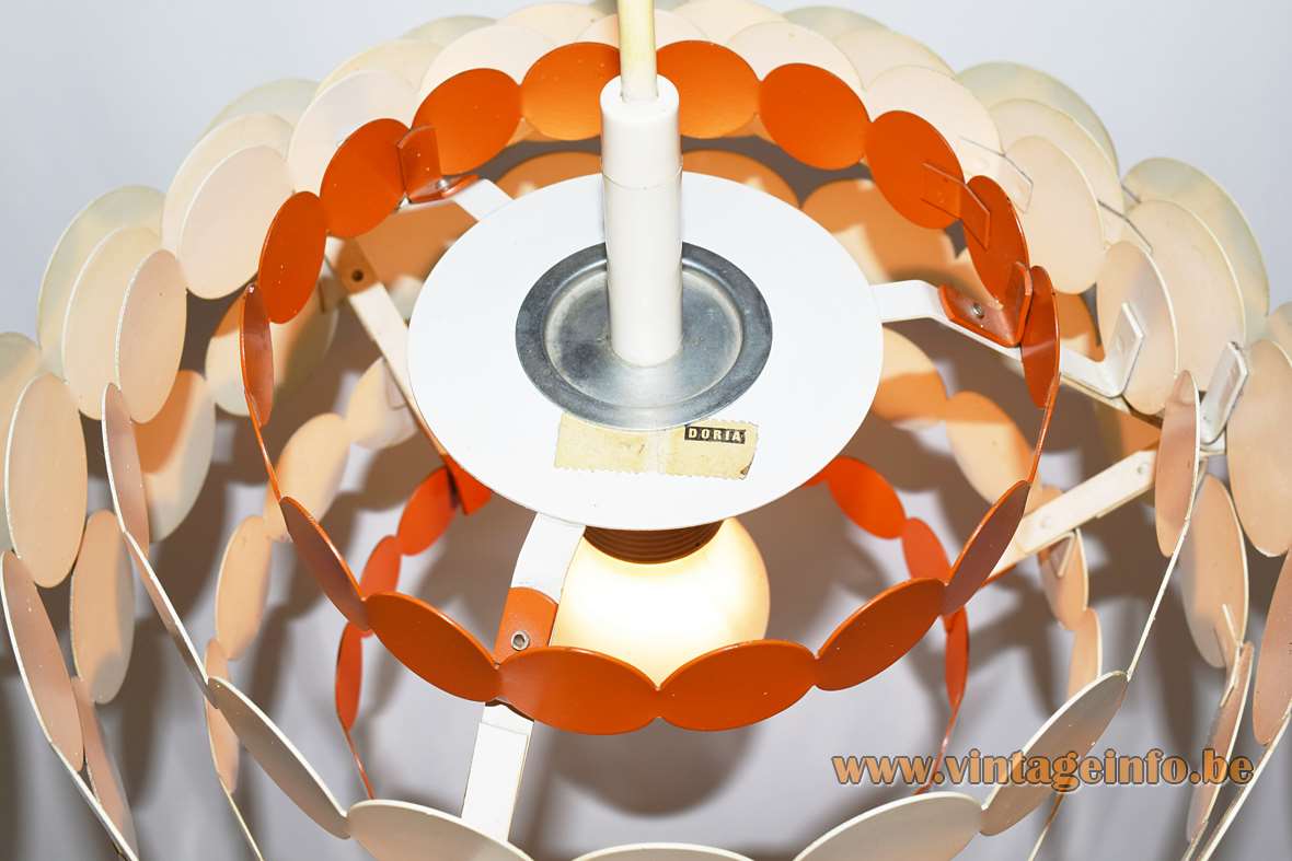 DORIA Metal Pendant Lamp | Vintageinfo - All About Vintage Lighting