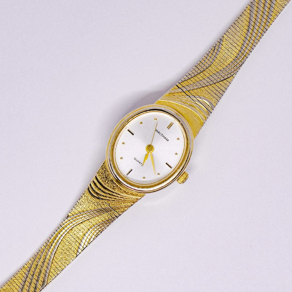 Luxury Gold-tone Waltham Ladies Watch | W037-007 Waltham Quartz