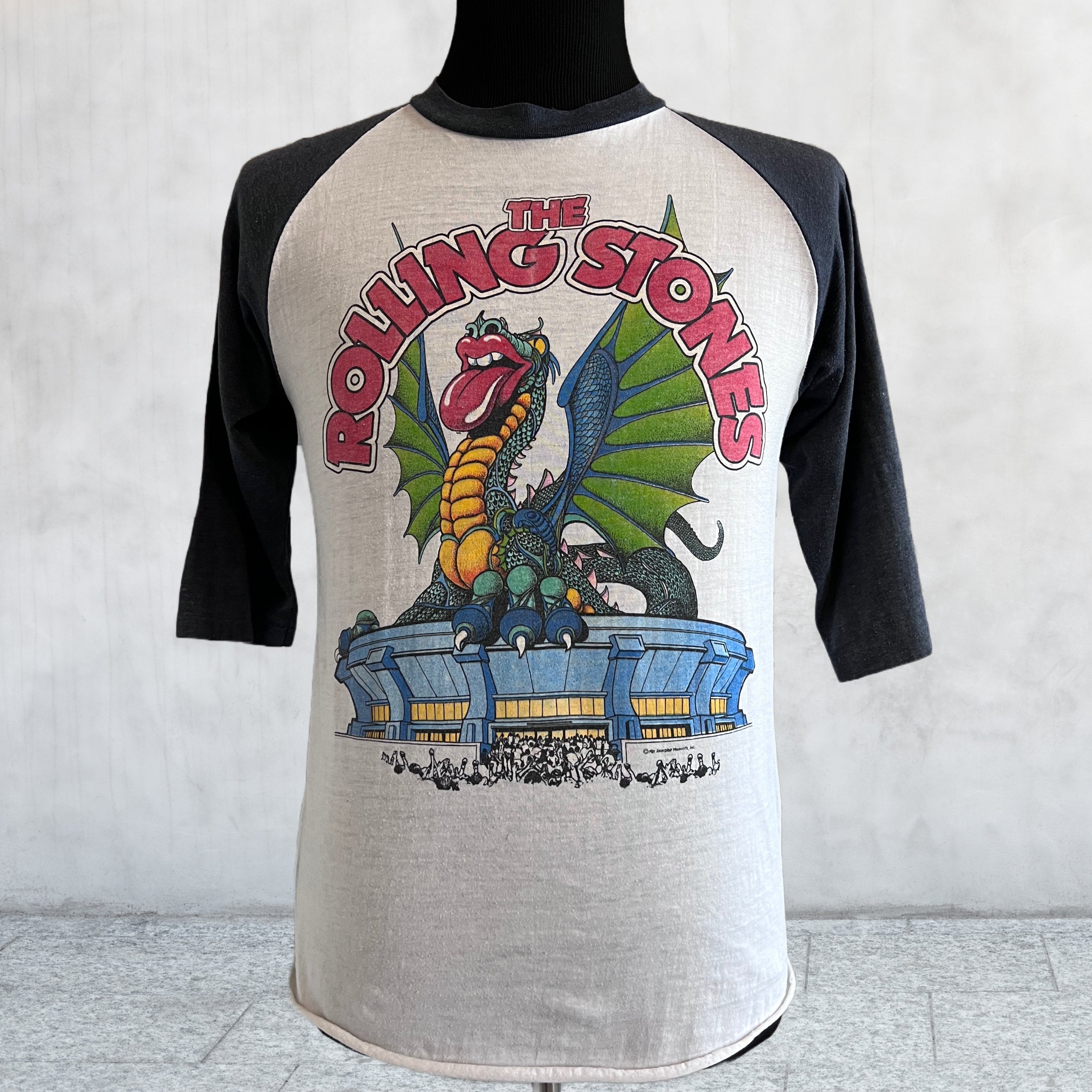 Rare Vintage T-shirt 1981 Rolling Stones ZZ TOP tour shirt