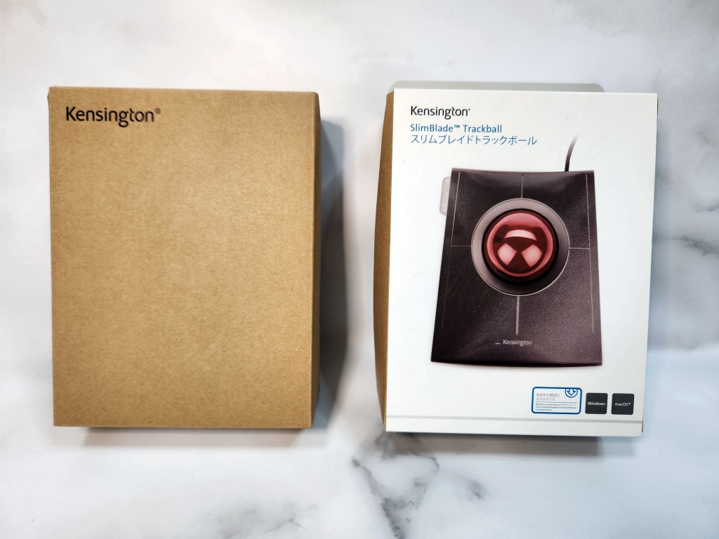 無線化した大玉トラックボール「Kensington SlimBlade Pro」実機